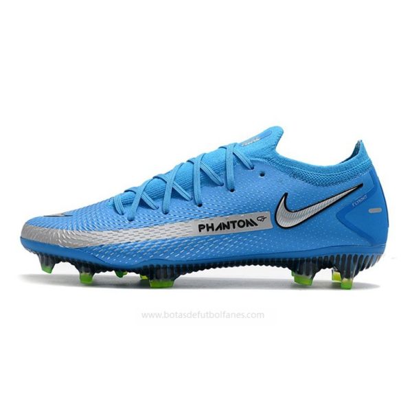 Nike Phantom Gt Elite Fg Azul Plata